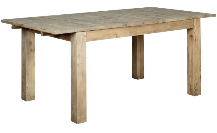 Carlton Reclaimed Pine 140-180cm Extending Dining Table