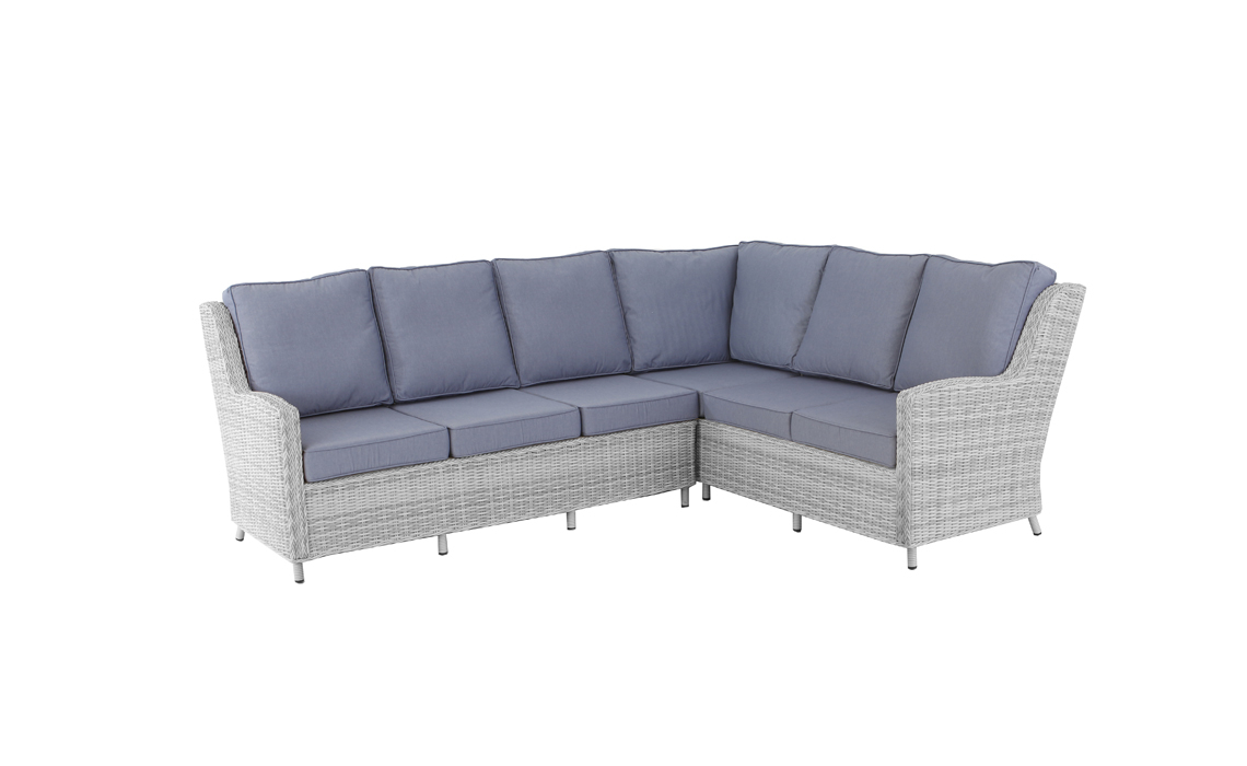 Santorini Mixed Grey Corner Set
