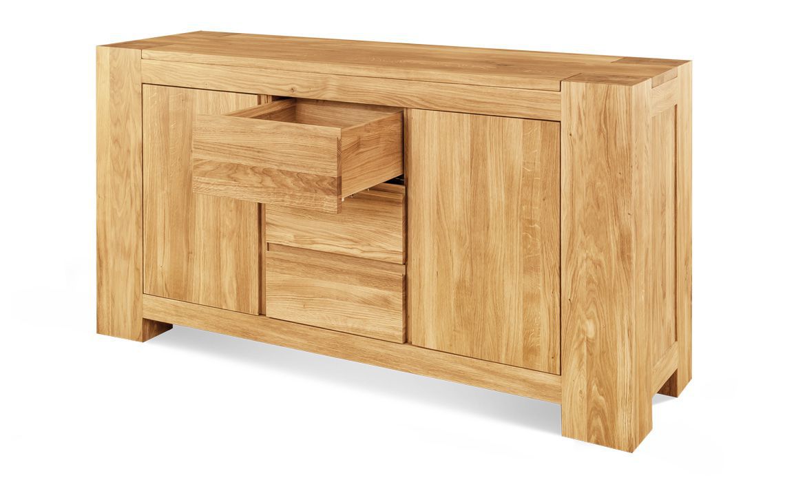 Majestic Solid Oak 220cm Sideboard 