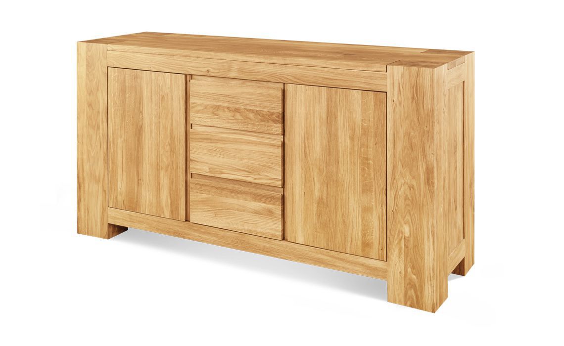 Majestic Solid Oak 220cm Sideboard 