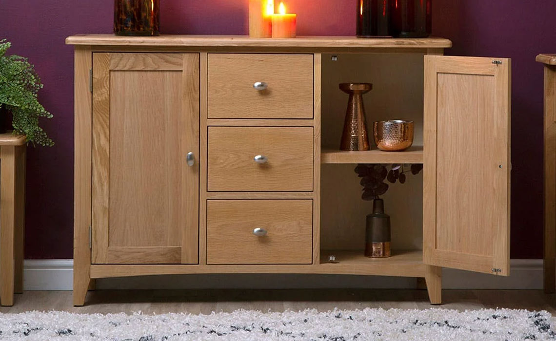 Columbus Oak Large Sideboard