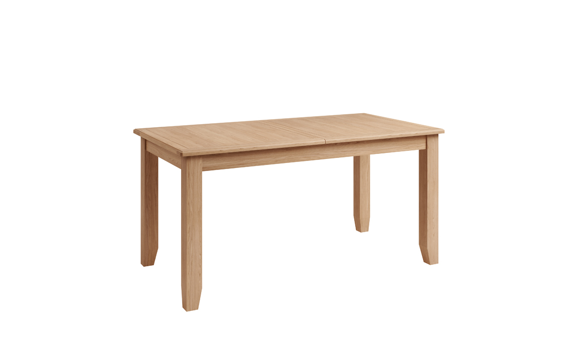 Columbus Oak 160-200cm Butterfly Extending Table 