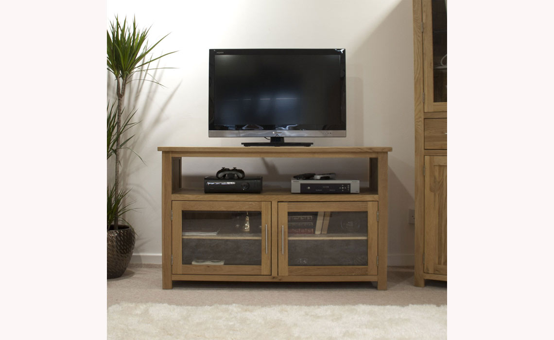 Toulouse Solid Oak Entertainment Unit