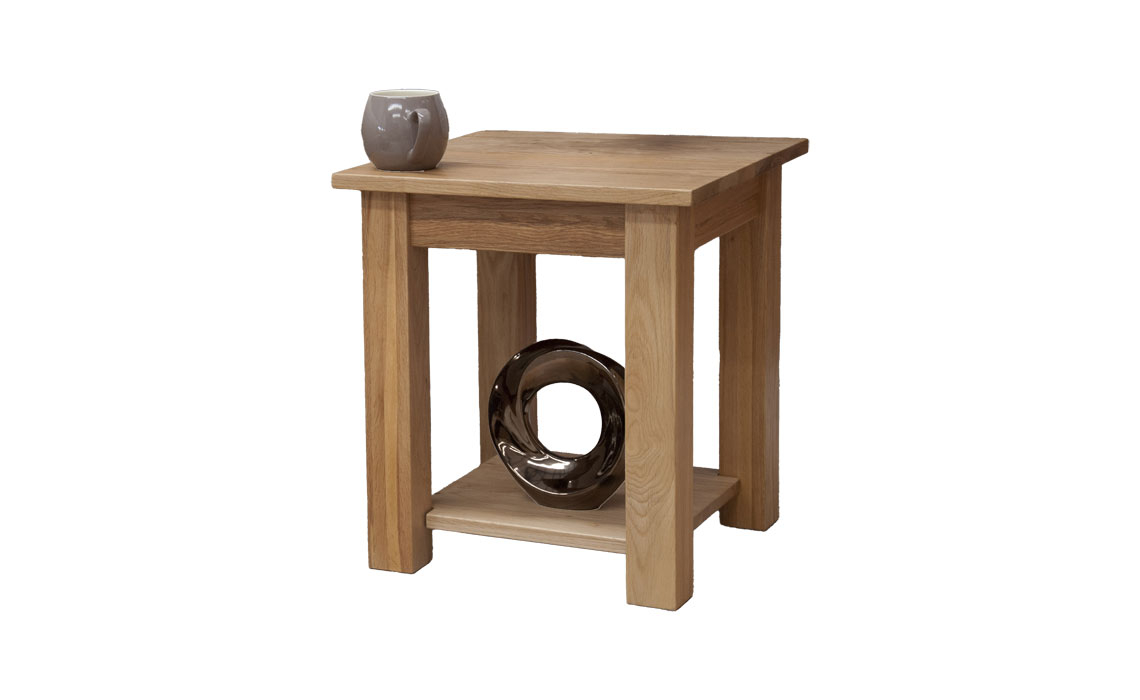 Toulouse Solid Oak Lamp Table