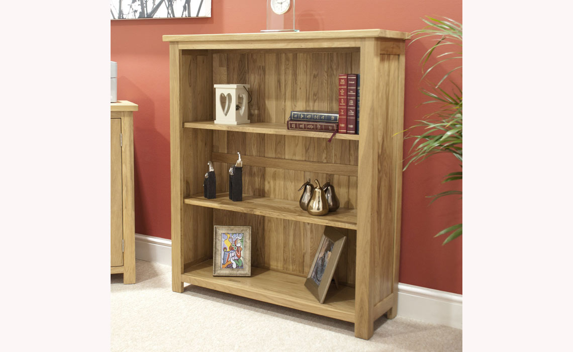 Toulouse Solid Oak Small Bookcase