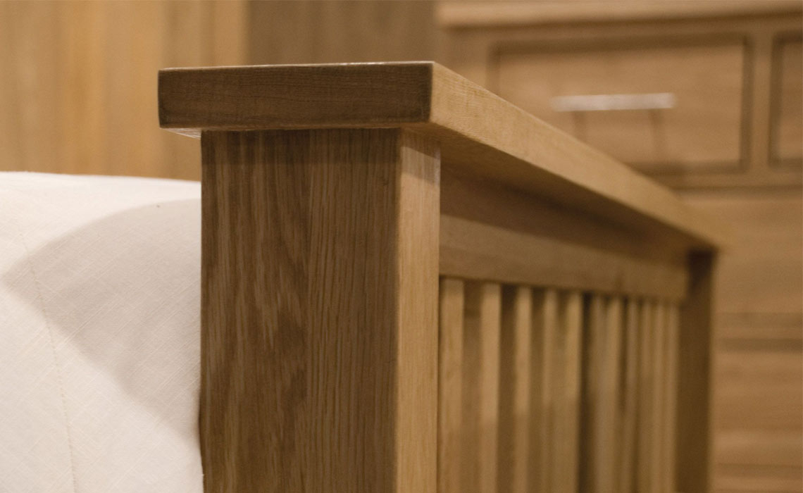 Toulouse Solid Oak Oak 5ft King Size Bed Frame
