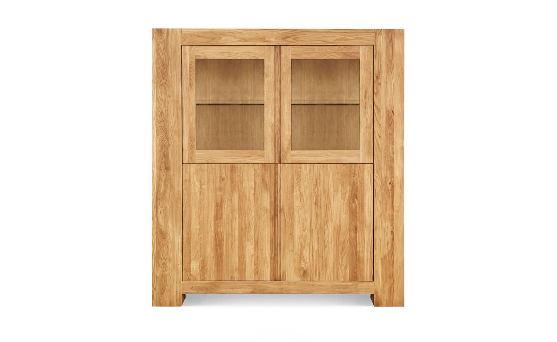 Majestic Solid Oak Large Display Cabinet