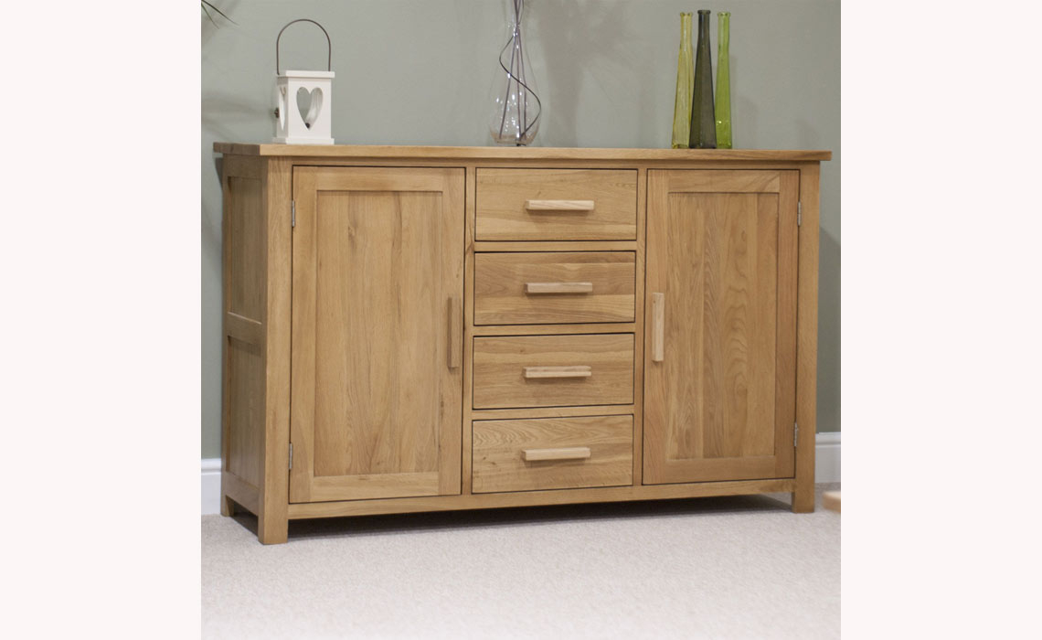 Toulouse Solid Oak Large Sideboard