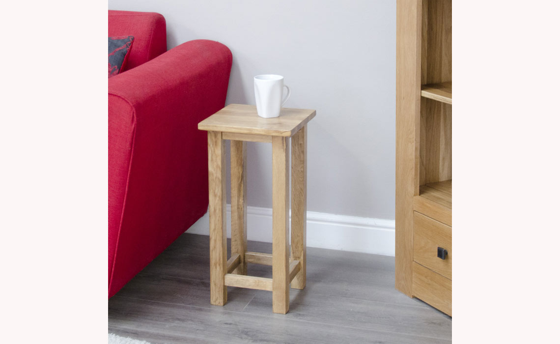 Toulouse Solid Oak Square Occasional Table