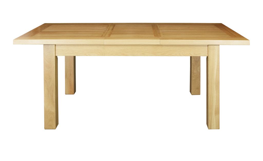 Suffolk Solid Oak 120-150cm Extending Dining Table 