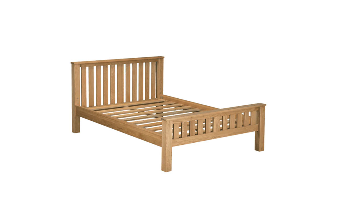 Suffolk Solid Oak High End 5ft Kingsize Bed Frame