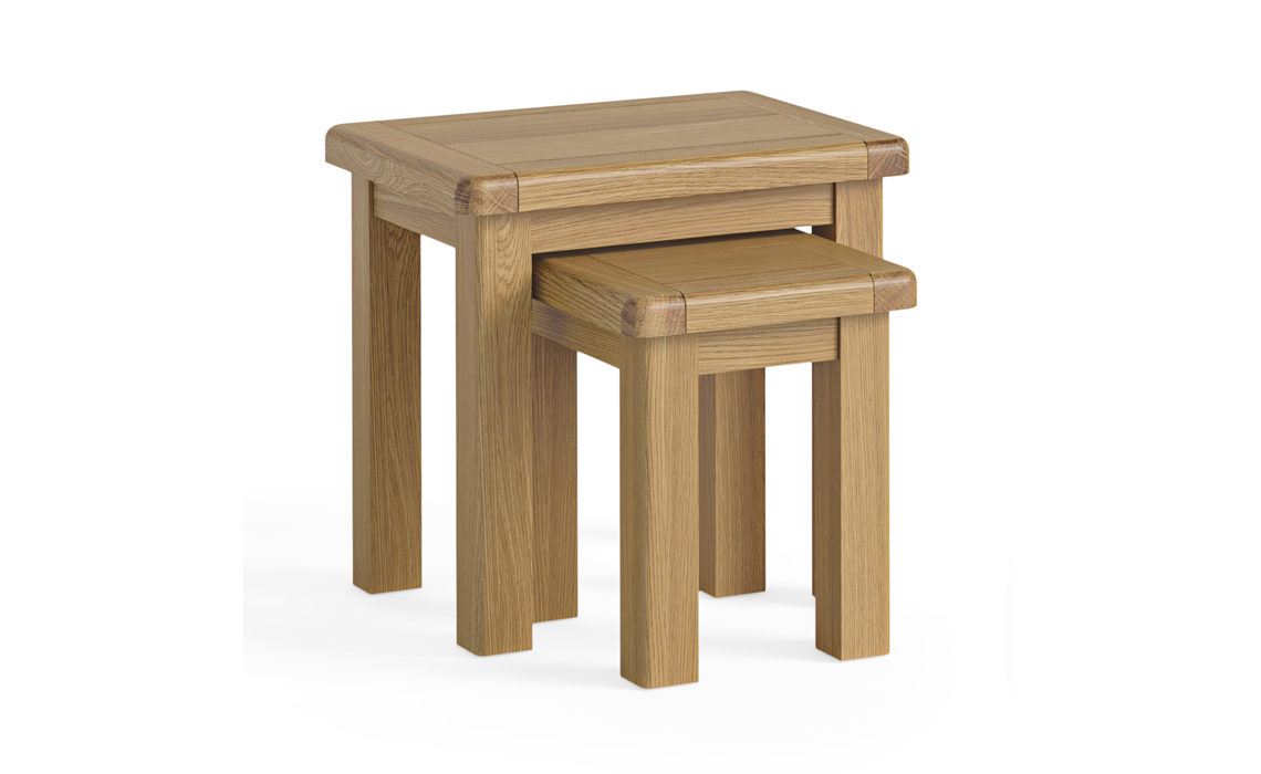 Kensington Oak Nest of 2 Tables