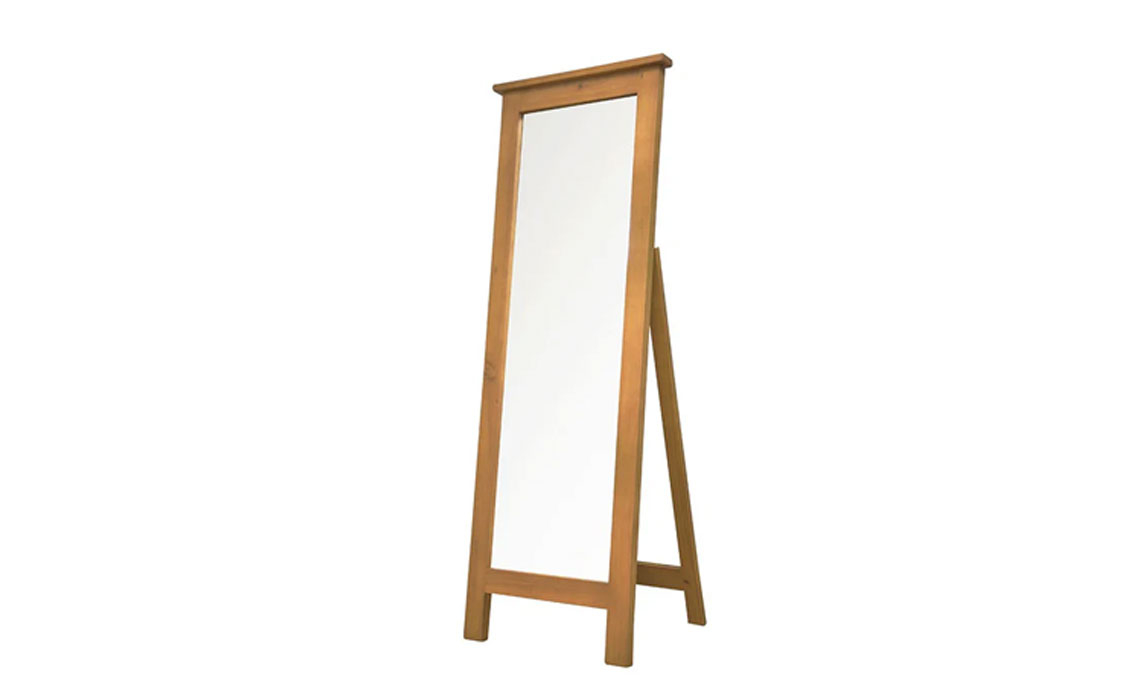 Country Pine Cheval Mirror