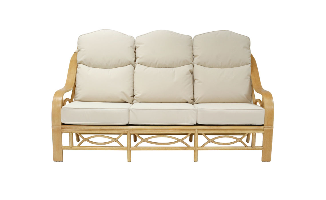 Andorra 3 Seat Sofa in Natural Wash