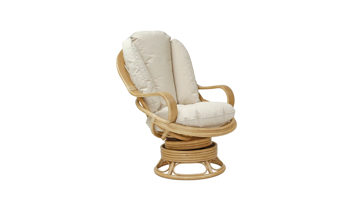 Andorra Swivel Rocker in Natural Wash