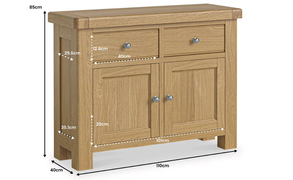 Kensington Oak Small Sideboard