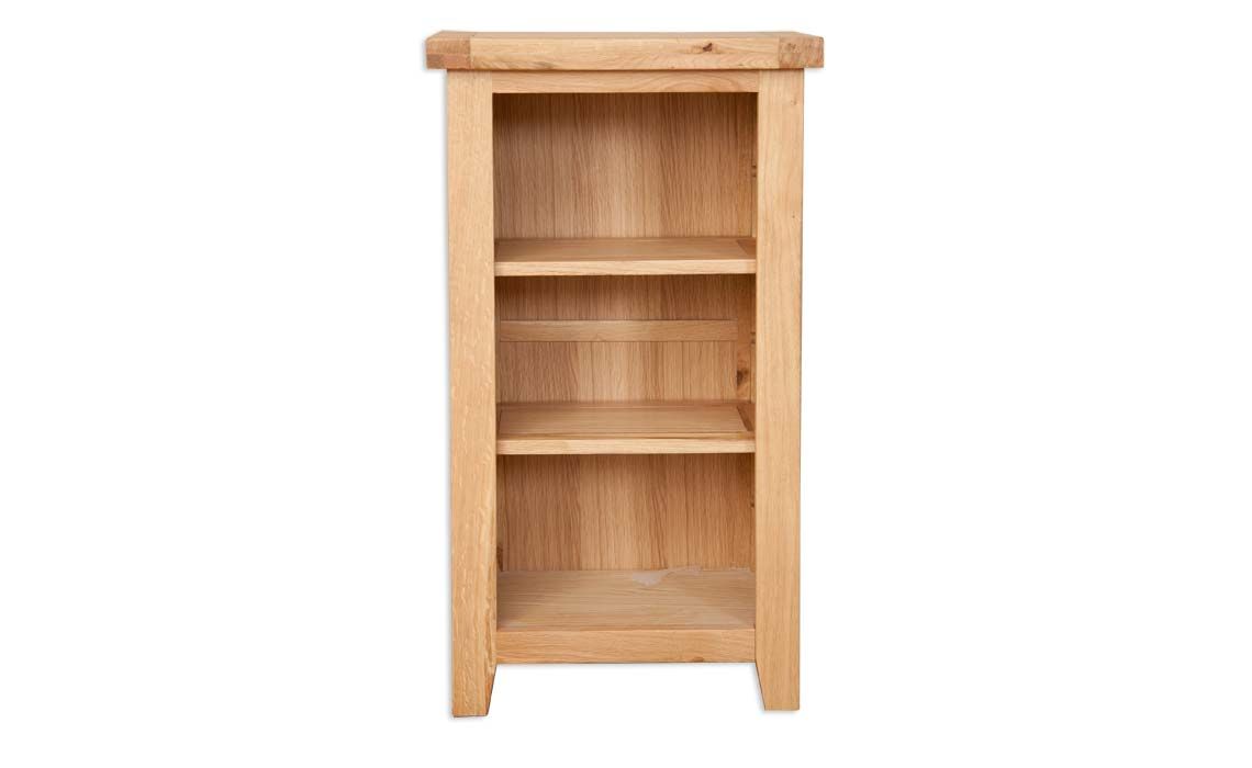 Windsor Natural Oak Small Bookcase / DVD Rack