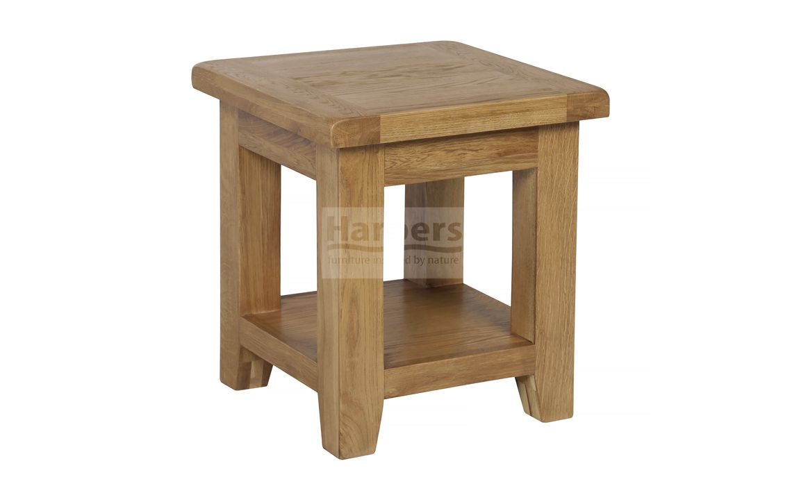 Essex Rustic Oak Side Table, Oak & Oak veneers Beds, Mattresses