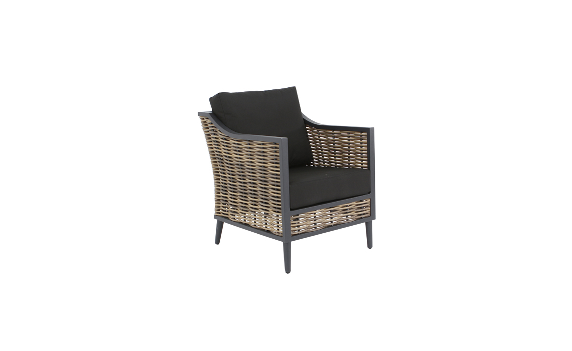 Langley Lounging Chair - Black