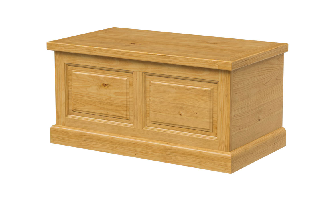 Country Pine Blanket Box