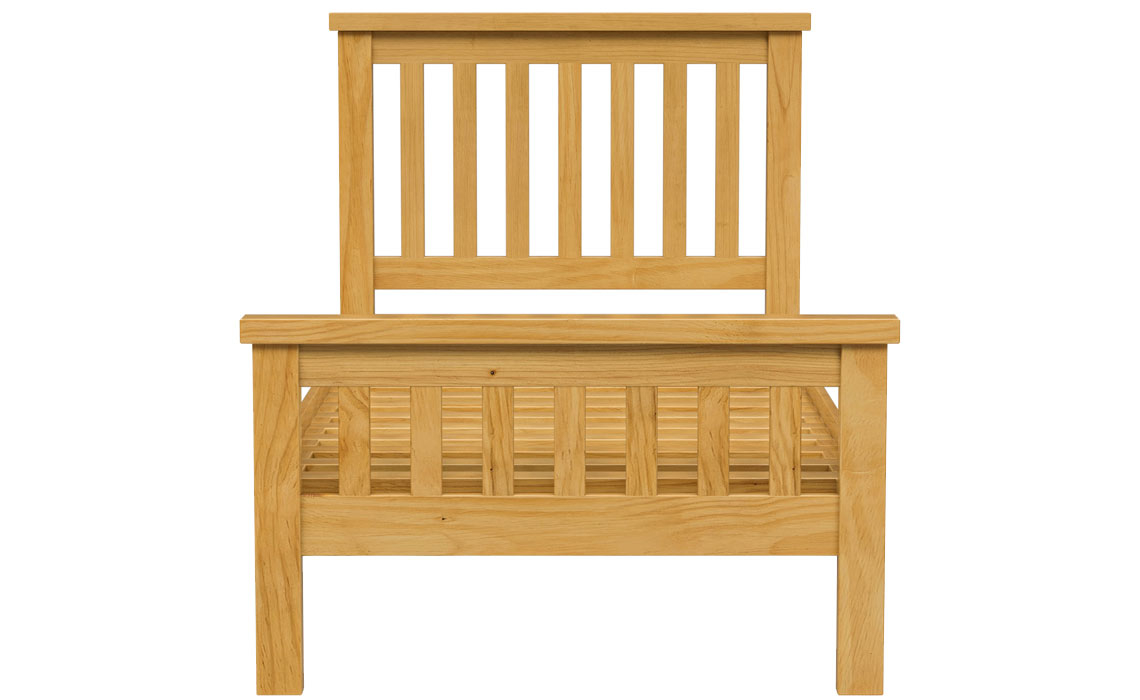 Country Pine 3ft Single Low Foot End Bed Frame