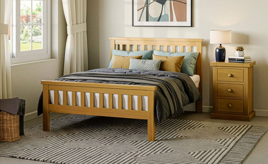 Country Pine 5ft King Size Bed Frame