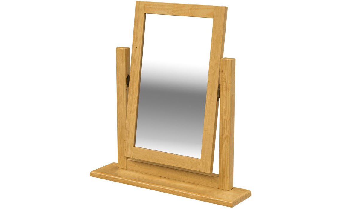 Country Pine Single Dressing Table Mirror