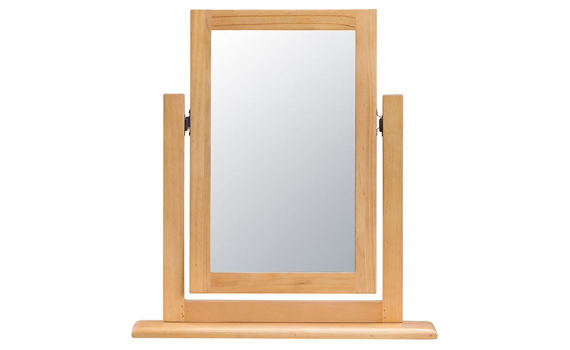 Country Pine Single Dressing Table Mirror
