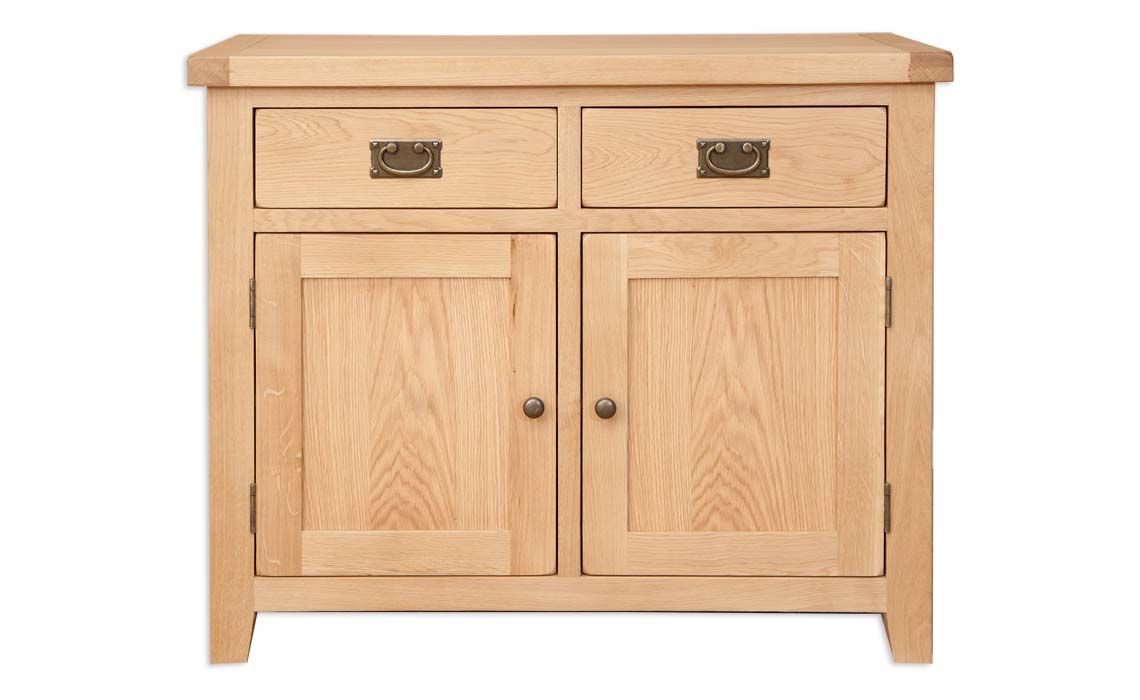 Windsor Natural Oak Small 2 Door 2 Drawer Sideboard