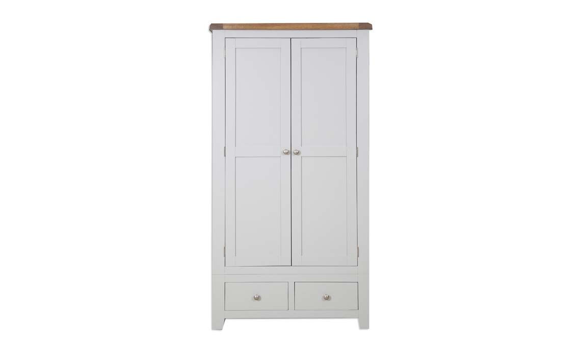 Henley Grey Painted Gents Double Wardrobe