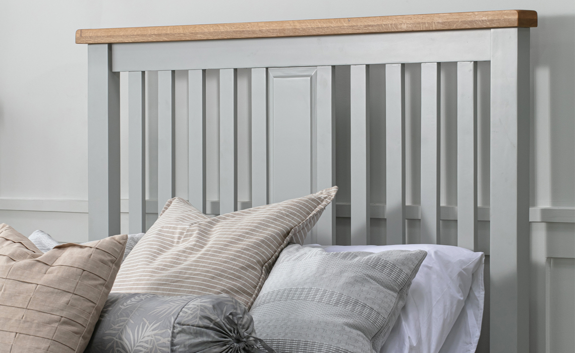 Henley Grey Painted 4ft6 Double Bed Frame