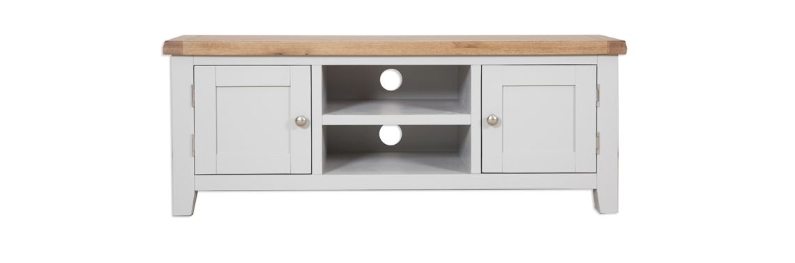 Henley Grey Painted Large TV Unit