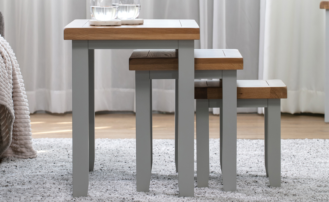 Henley Grey Painted Nest Of Tables