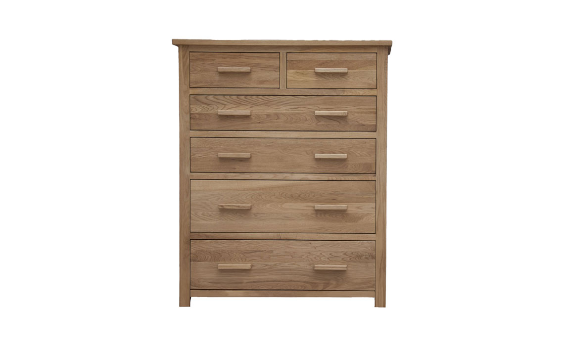 Toulouse Solid Oak Jumbo Chest Drawers