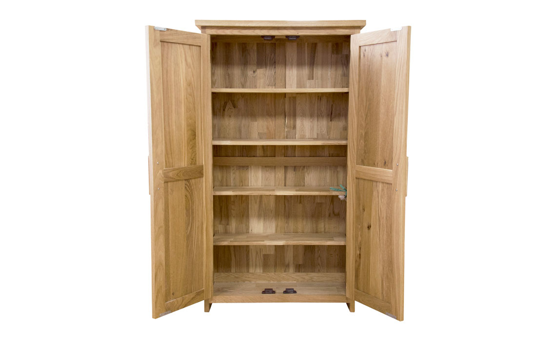 Toulouse Solid Oak CD/DVD Storage Cupboard