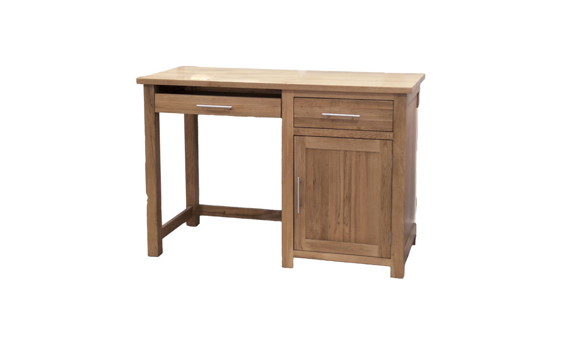 Toulouse Solid Oak Small Computer Desk