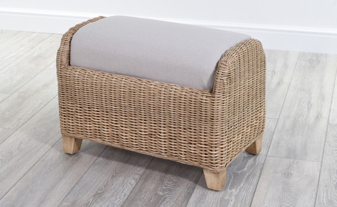 Ashbourne Footstool in Natural Wash