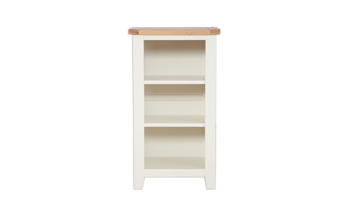 Chelsworth Ivory Painted Small Bookcase/DVD Rack