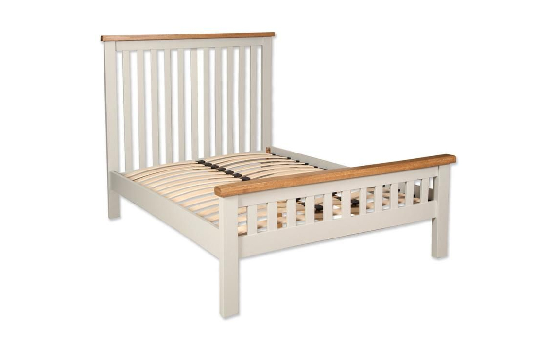 Chelsworth Ivory Painted 4ft6 Double Bed Frame