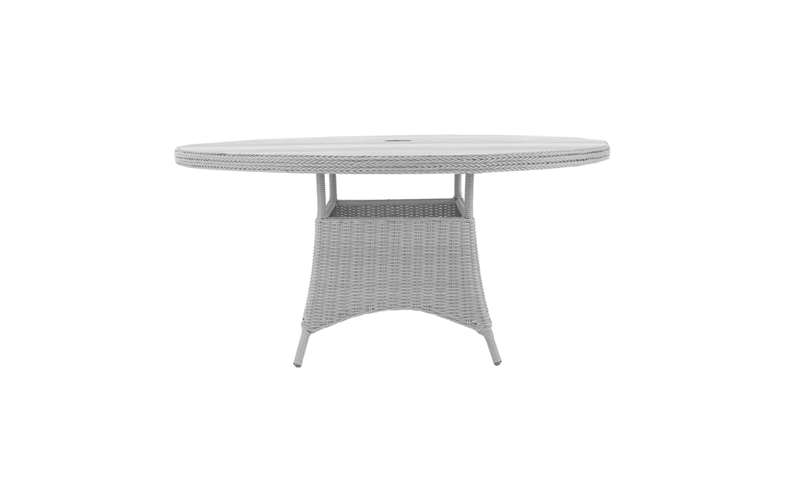 Santorini Mixed Grey Round Dining Table 140cm