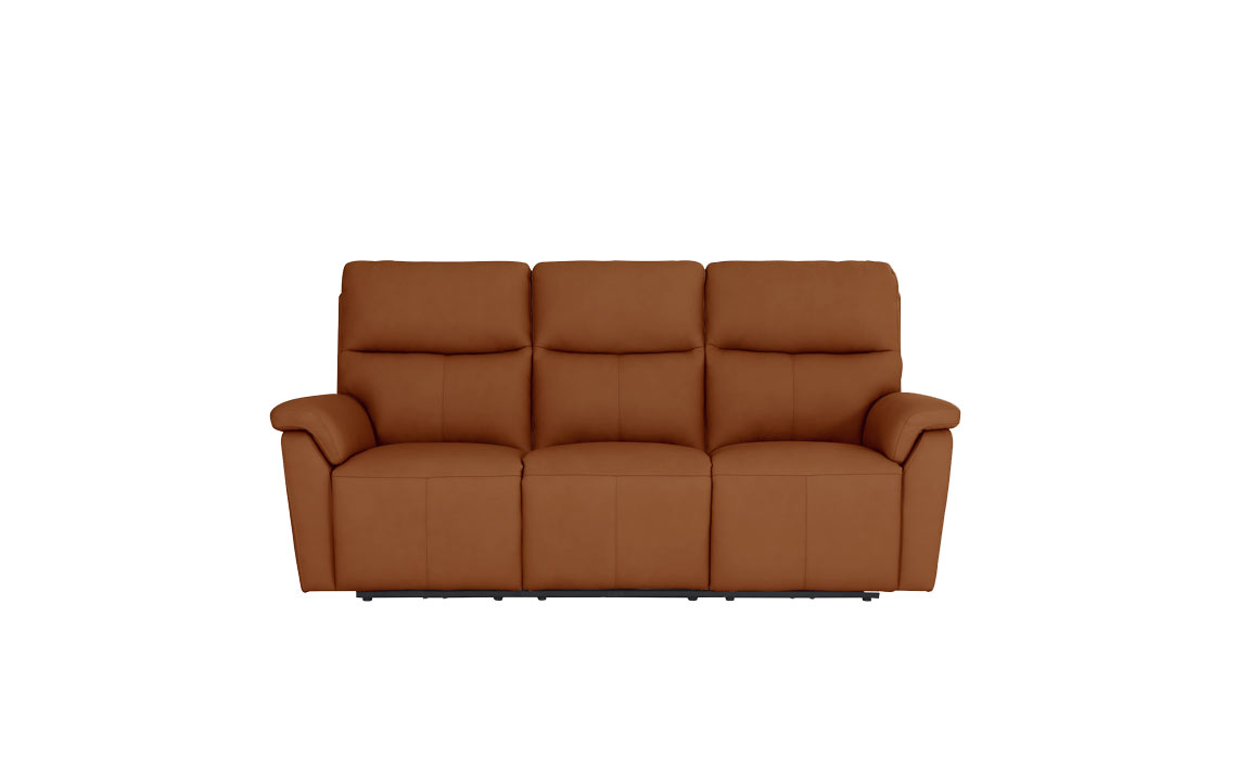 Paris Leather Reclining 3 Seater Sofa
