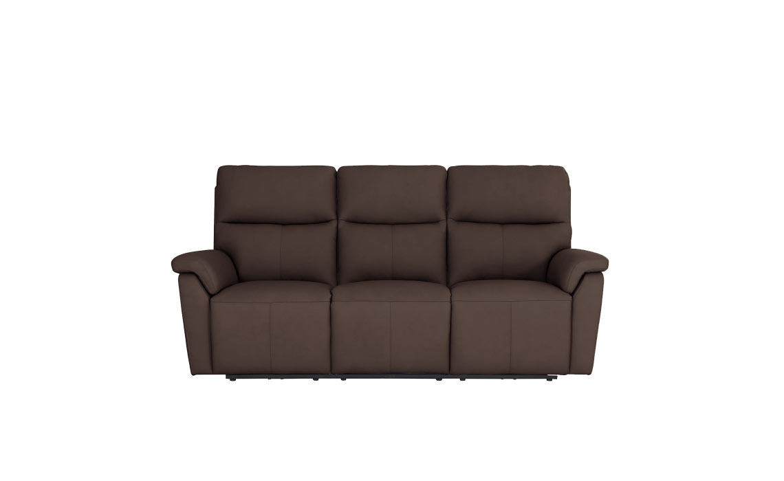 Paris Leather Reclining 3 Seater Sofa