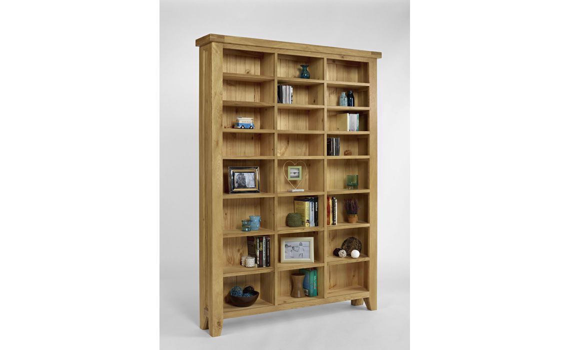 Elegance Oak Large Cd Dvd Storage Unit North American Oak Beds