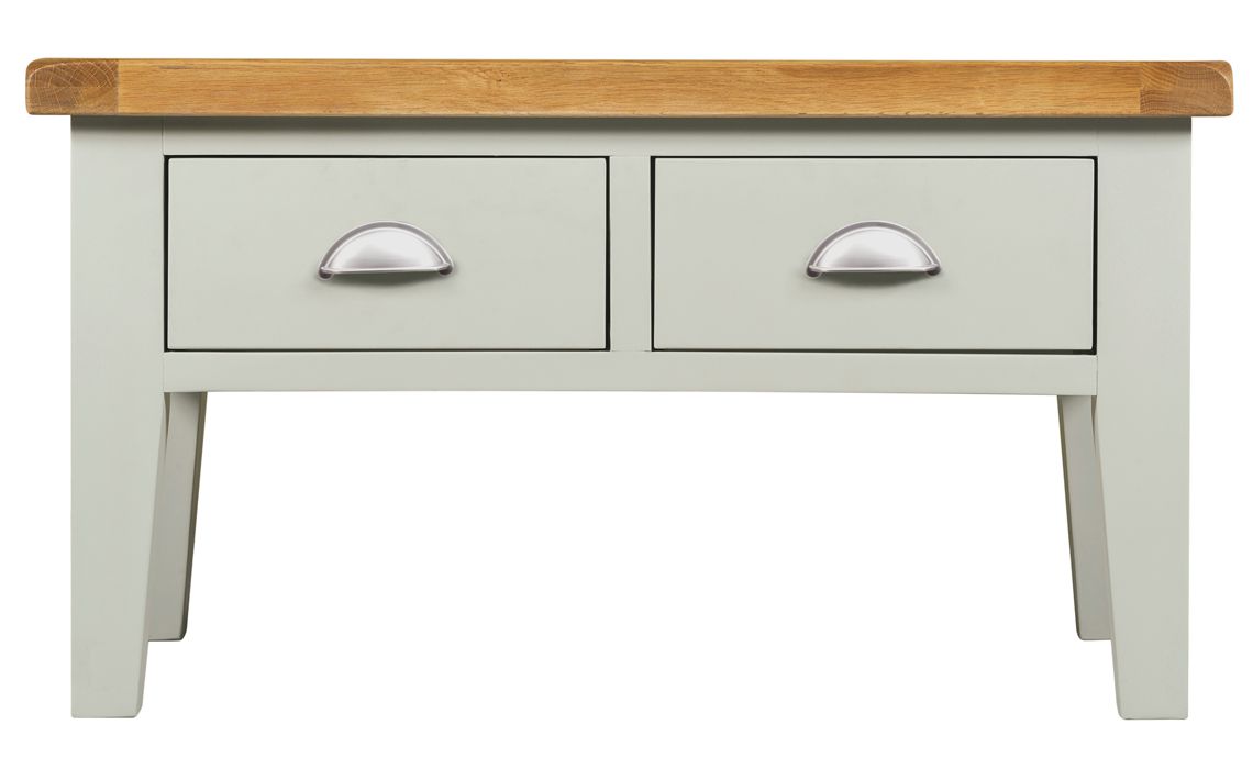 Eden Grey Painted Coffee Table With Drawers
