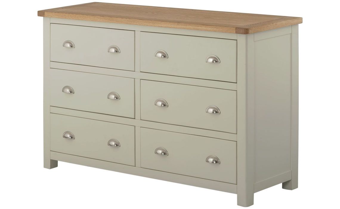 Pembroke Stone Painted 6 Drawer Chest