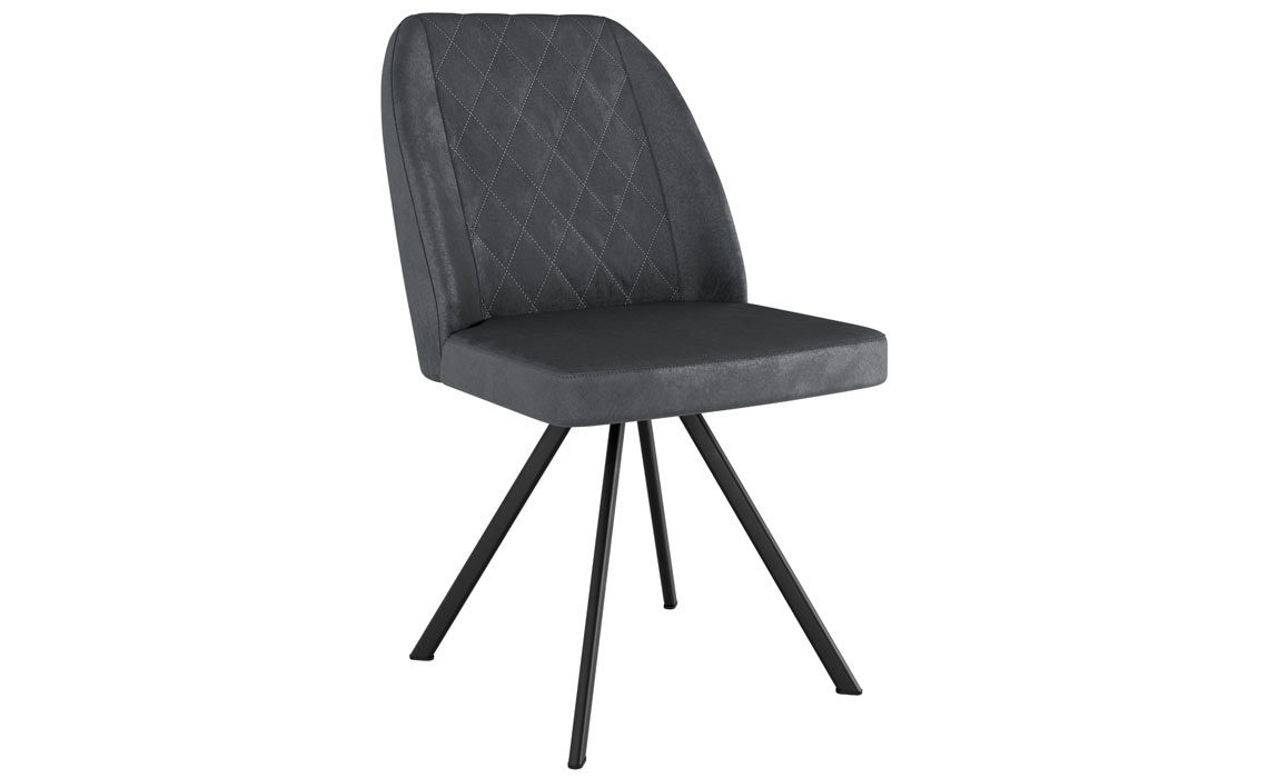 Boston Swivel Dining Chair (Grey)