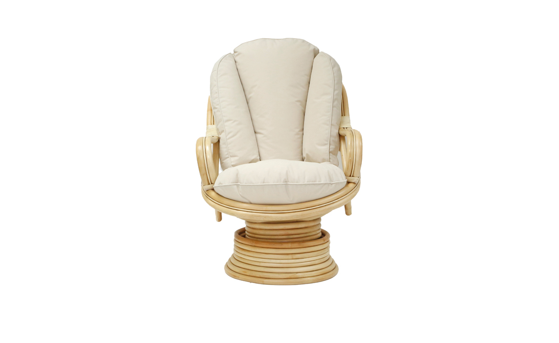 Parma Swivel Rocking Chair in Light Natural Wash