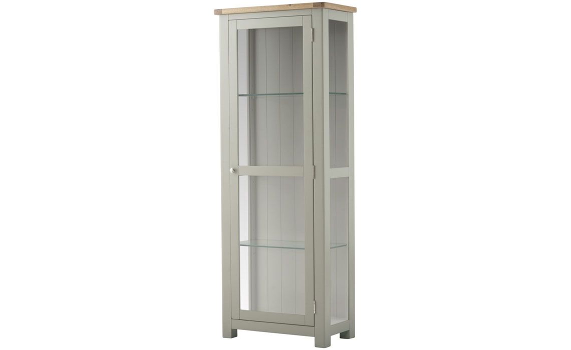 Pembroke Stone Painted Glazed Display Cabinet