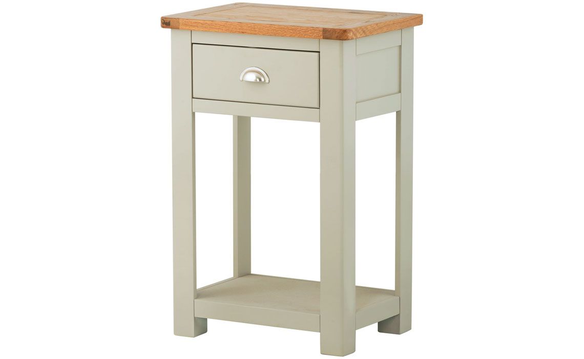 Pembroke Stone Painted 1 Drawer Console Table