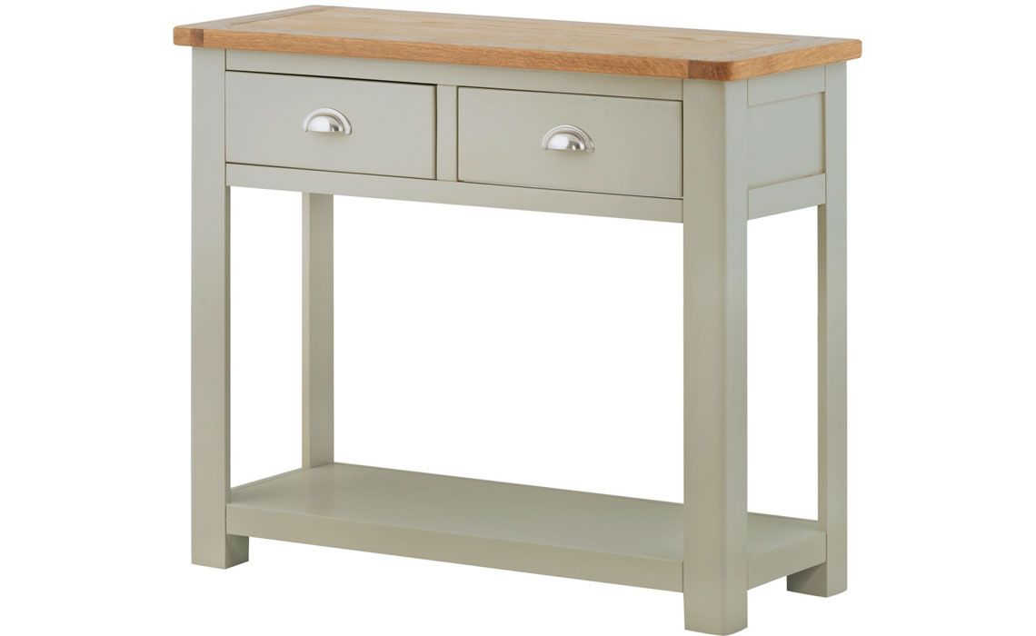Pembroke Stone Painted 2 Drawer Console Table